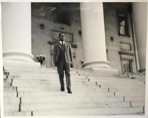 William B. Robertson 1970, Virginia Capitol steps